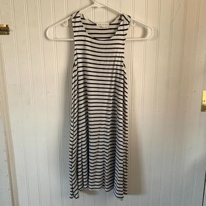 Striped Swing Dress, XS